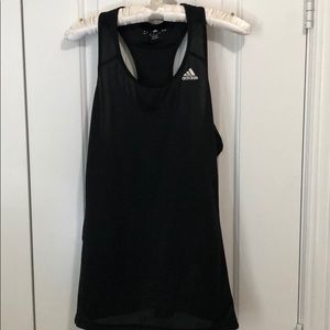 Adidas black work out tank